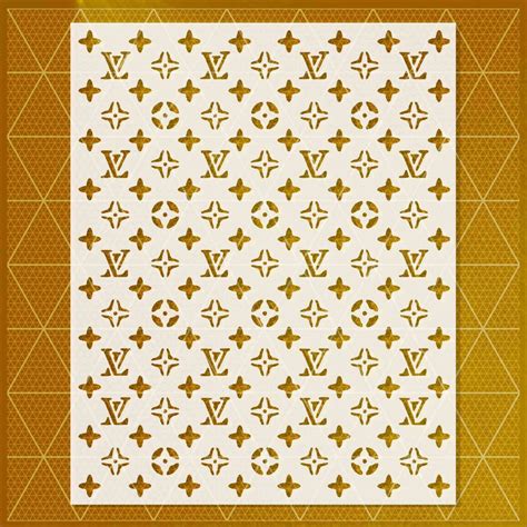 louis vuitton stencil free printable